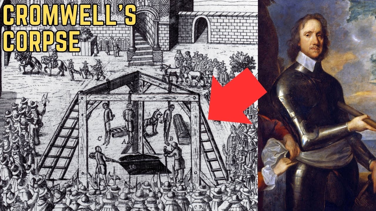 The Execution Of Oliver Cromwell's Corpse