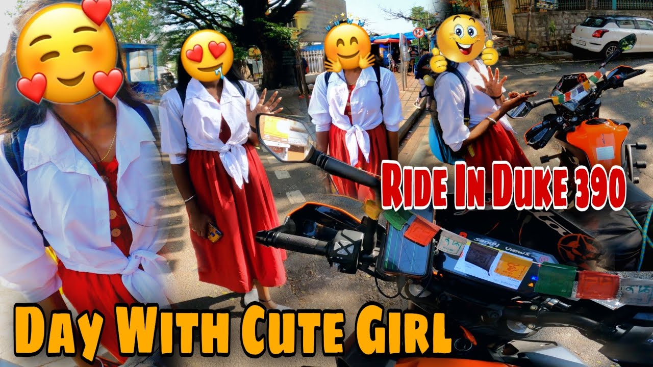 😍Pickup ya Unknown Girl In Bangalore 😻/ In Duke 390 🥰/ 