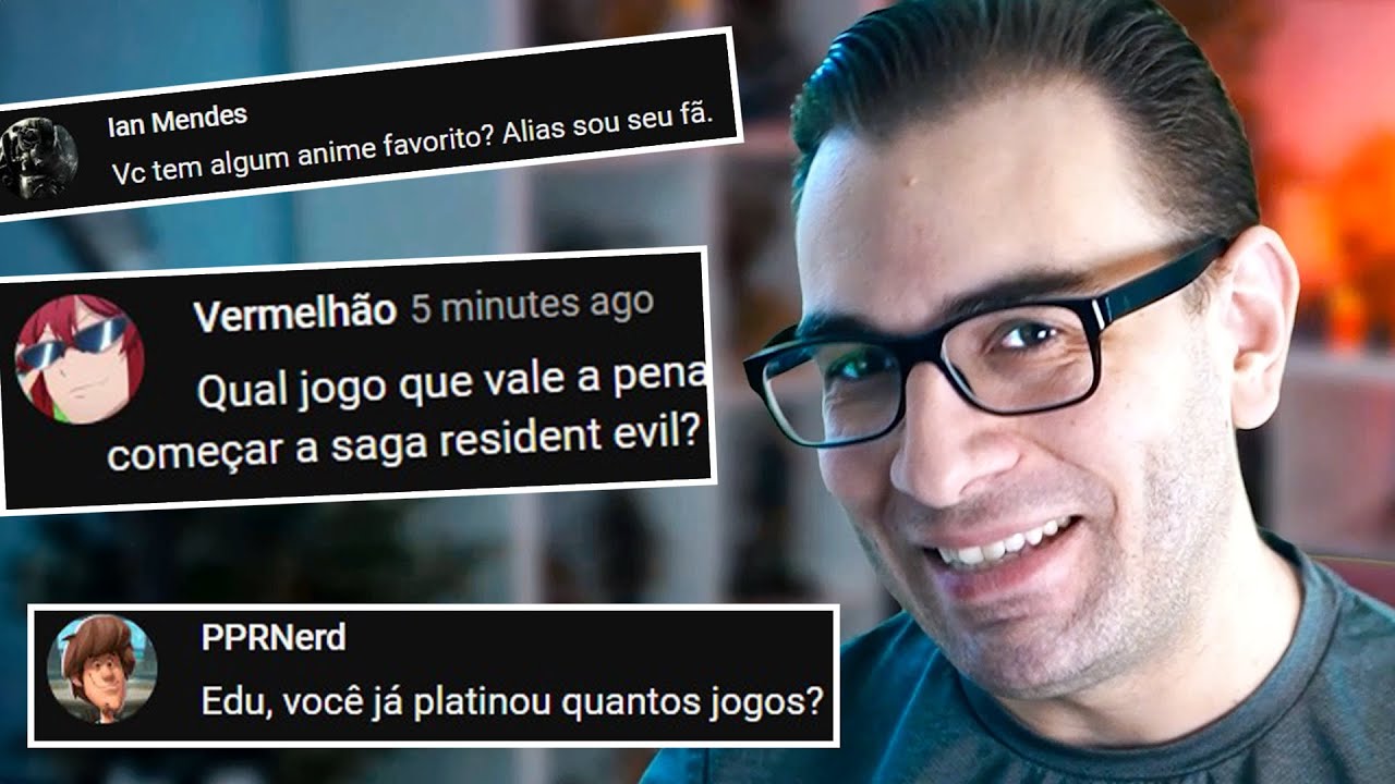 Quantas Platinas Tenho? Por Qual Resident Evil Começar? | RESPONDENDO PERGUNTAS E COMENTÁRIOS
