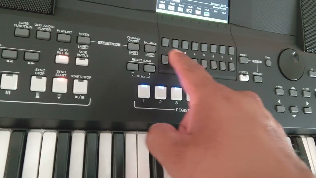 Yamaha psr sx600 veamos algo que nunca lo he echo antes en este teclado