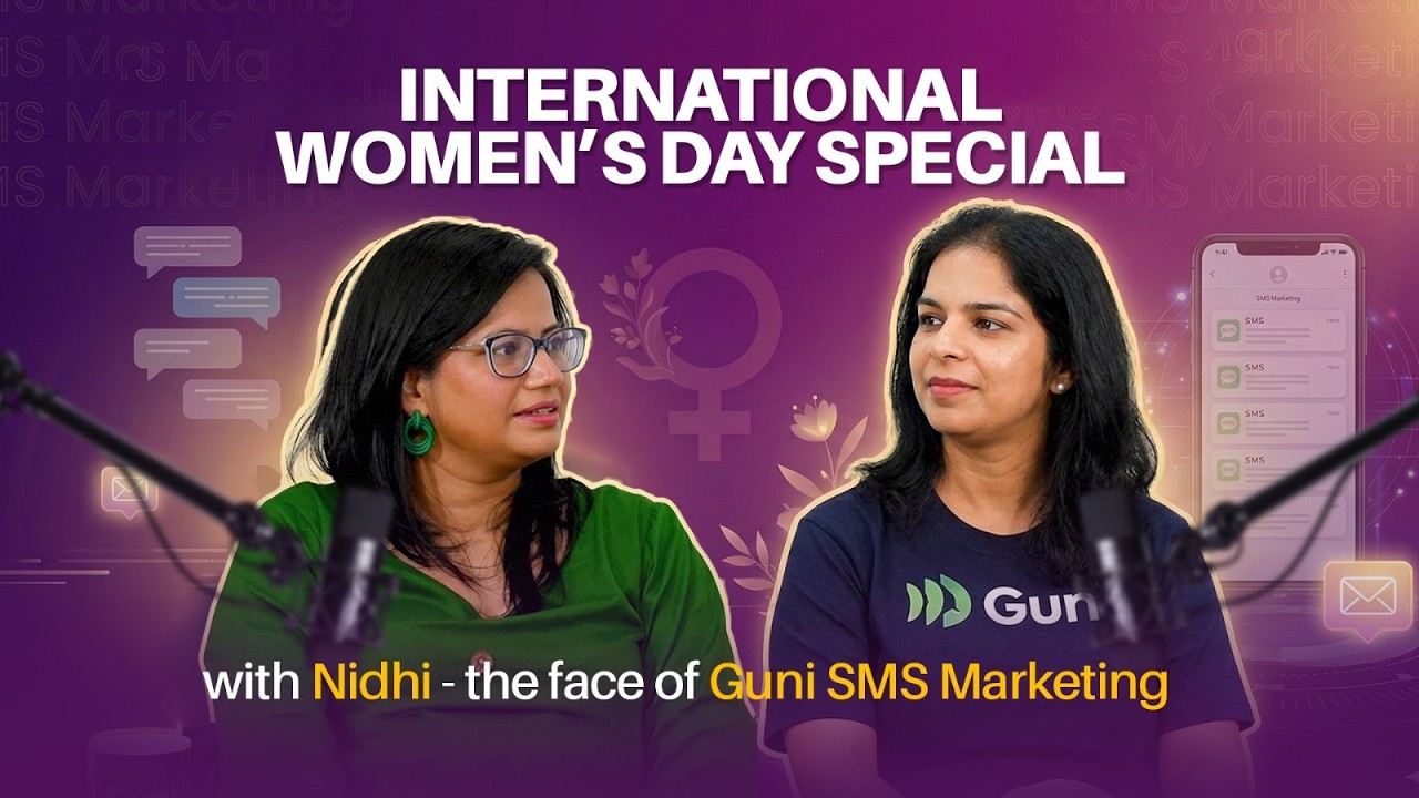 𝐈𝐧𝐭𝐞𝐫𝐧𝐚𝐭𝐢𝐨𝐧𝐚𝐥 𝐖𝐨𝐦𝐞𝐧’𝐬 𝐃𝐚𝐲 𝐒𝐩𝐞𝐜𝐢𝐚𝐥 𝐰𝐢𝐭𝐡 𝐍𝐢𝐝𝐡𝐢 – 𝐓𝐡𝐞 𝐅𝐚𝐜𝐞 𝐨𝐟 𝐆𝐮𝐧𝐢 𝐒𝐌𝐒 𝐌𝐚𝐫𝐤𝐞𝐭𝐢𝐧𝐠