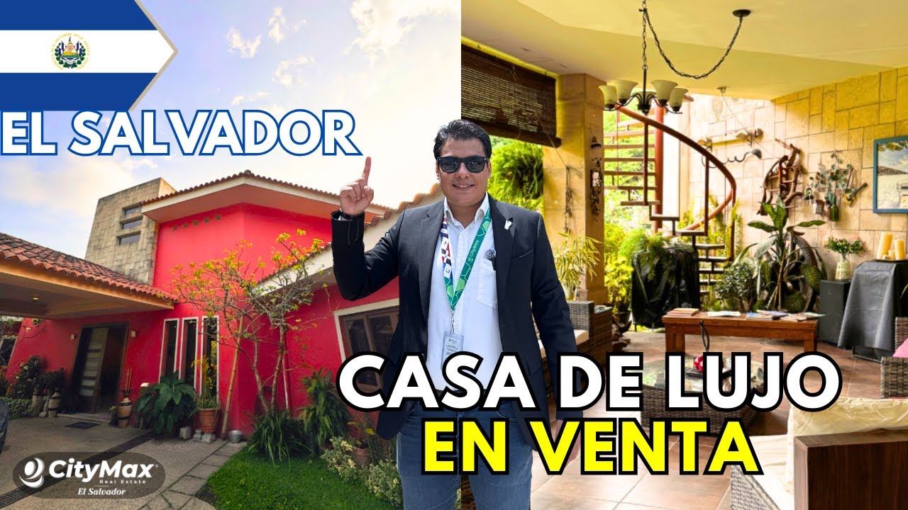 MANSIÓN en VENTA en EL SALVADOR en EXCLUSIVA RESIDENCIAL QUINTAS DE SANTA ELENA / FOR SALE