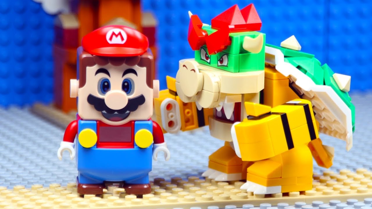 Lego Super Mario Adventures Bowser Attack Hostage Rescue