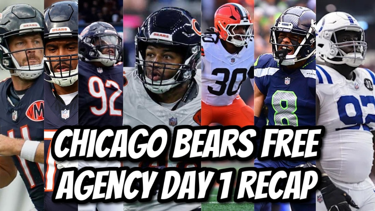 Chicago Bears Day 1 of the 2026-27 Free Agency Period!!!!!