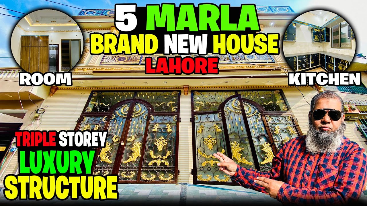 Allama Iqbal Town | 5 Marla Brand New Triple Storey House For Sale in Lahore | 5 Marla House Design