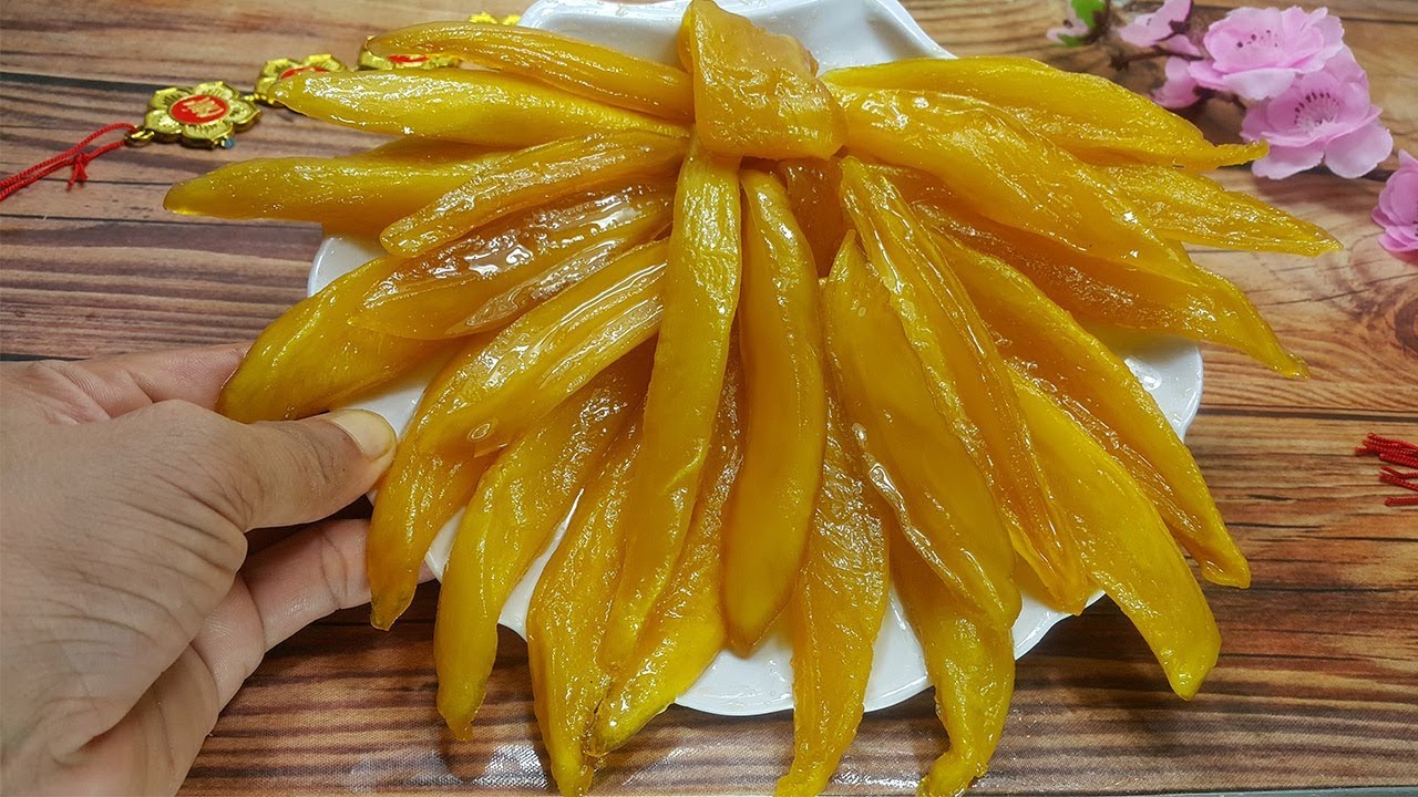 MỨT XOÀI DẺO - Chia sẽ cách làm mứt xoài xanh dẻo trong veo nhìn là mê ăn thì ngon khó cưỡng