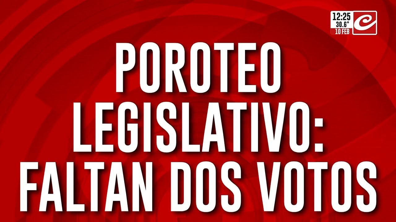 Poroteo legislativo: faltan dos votos para la reforma laboral