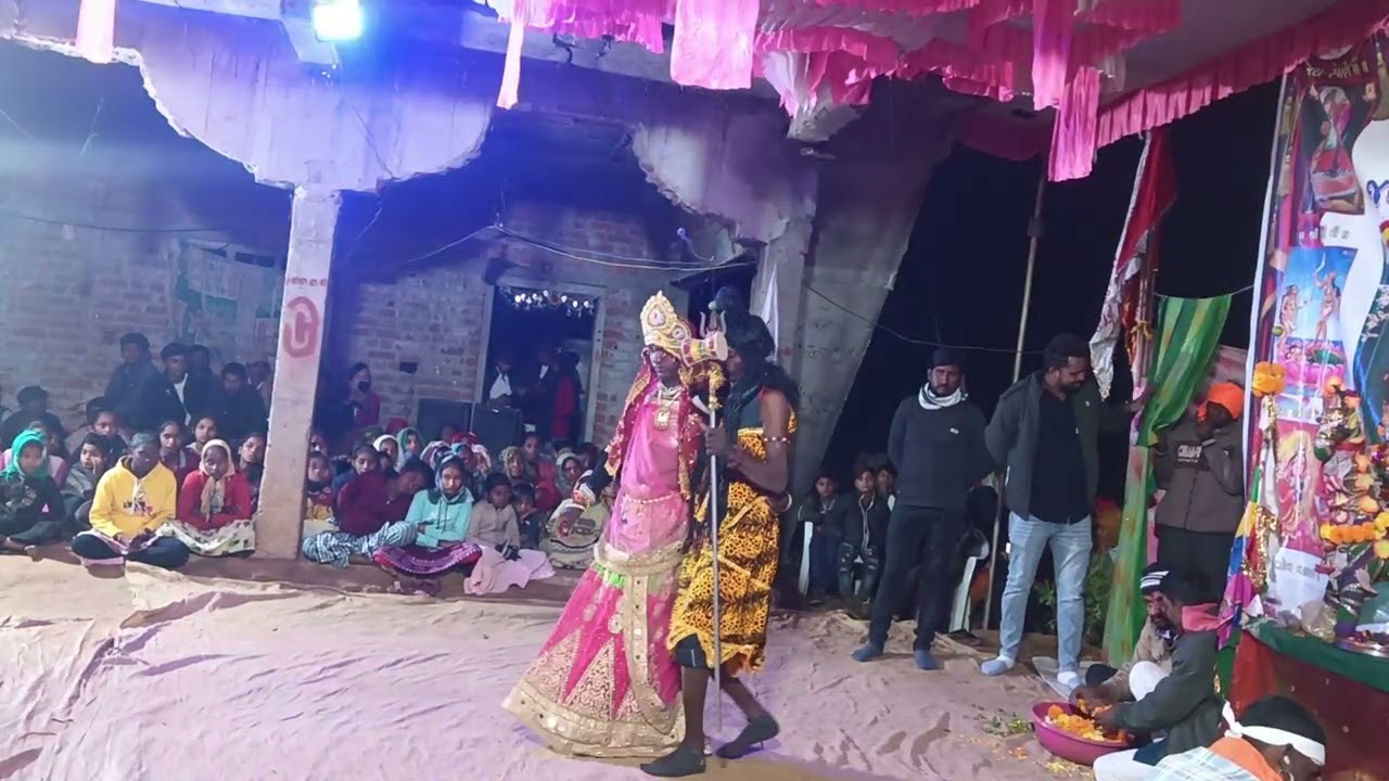 શંકર પાર્વતીનું પાત્ર જય મહાકાળી યુવક મંડળ મહિયાપુર
