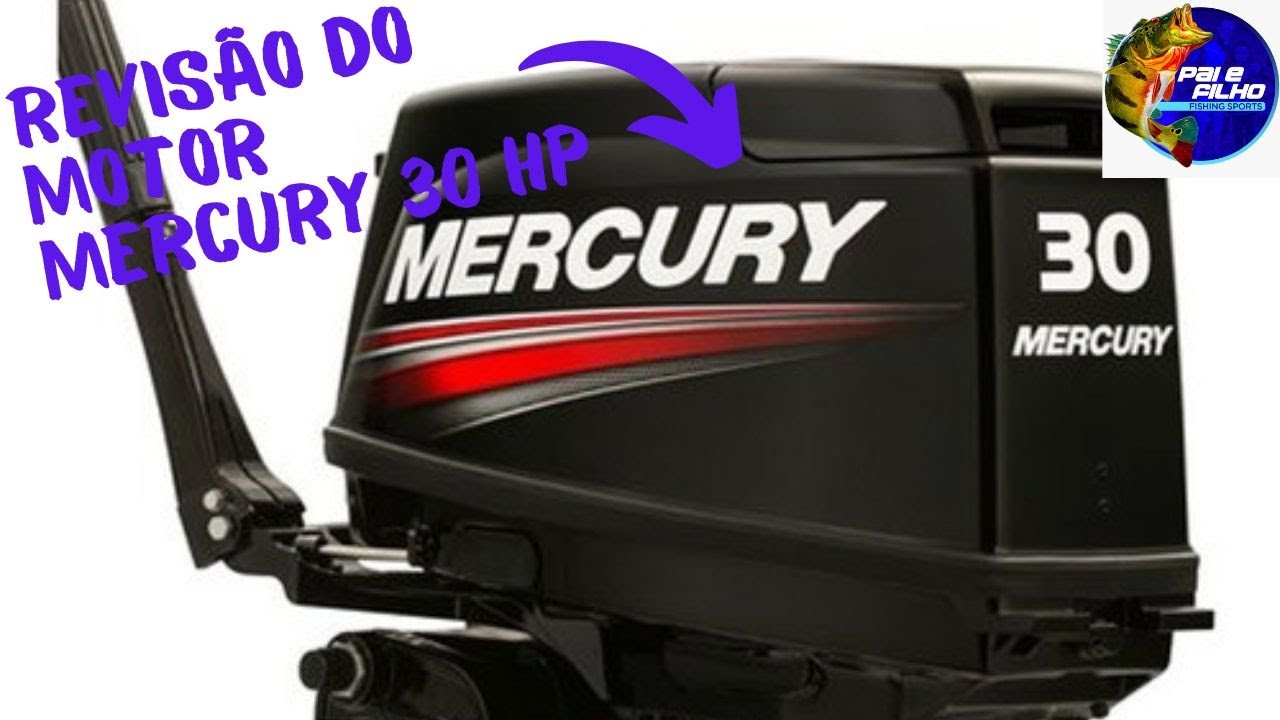 COMO FAZER A REVISÃO NO MOTOR DE POPA MERCURY 30 HP!
