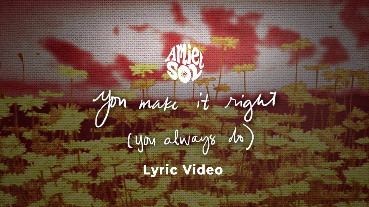 You Make It Right (You Always Do) - Amiel Sol | Pagsibol EP (Official Lyric Video)