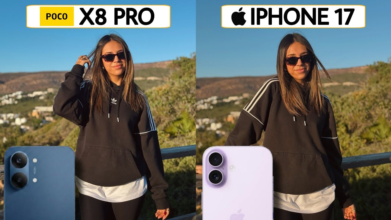 Poco X8 Pro Vs iPhone 17 Camera Test Comparison 
