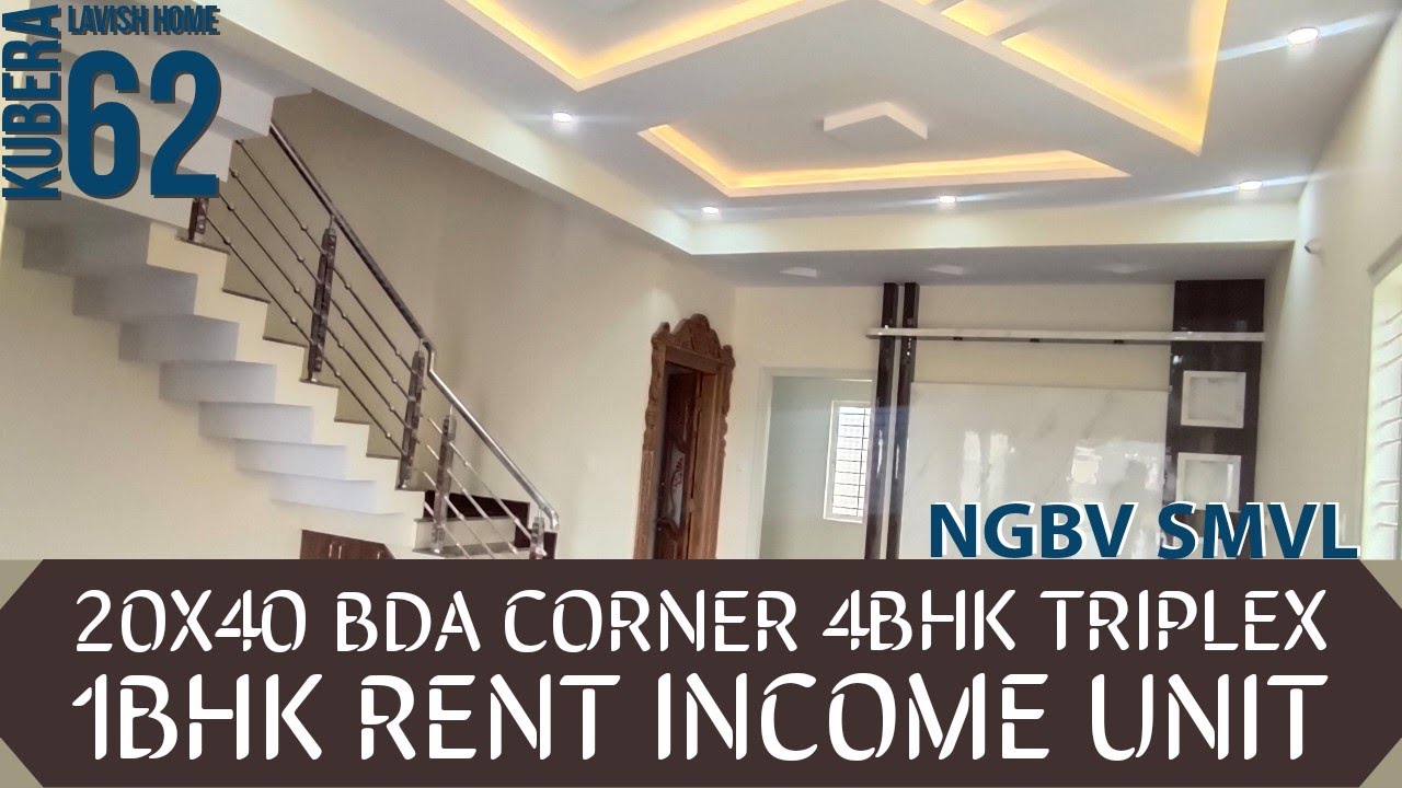 20x40 | BDA | 3Bhk | Independent duplex house for sale in Bangalore | Nagarbhavi | Smvl | (1.55cr)