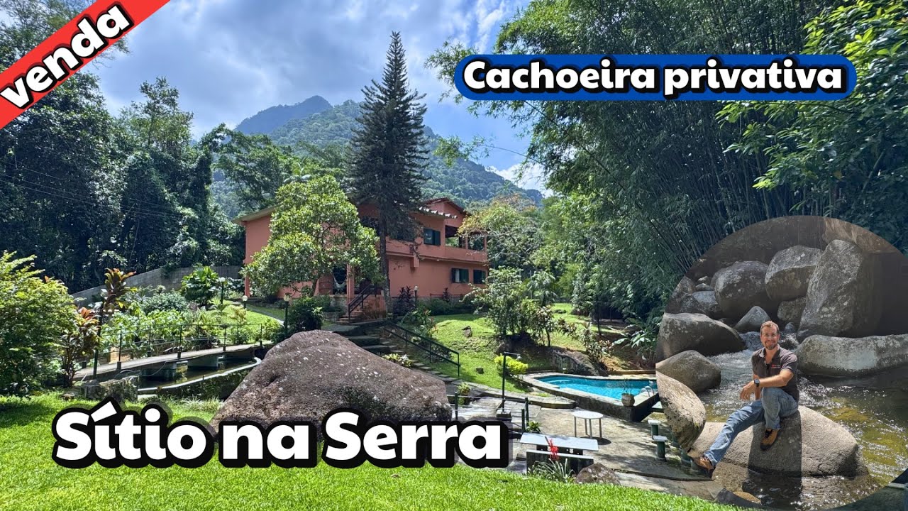 O PARA&Iacute;SO EXISTE! S&iacute;tio com Cachoeira, Gruta Privativa e Lazer Completo na Serra | Porteira Fechada