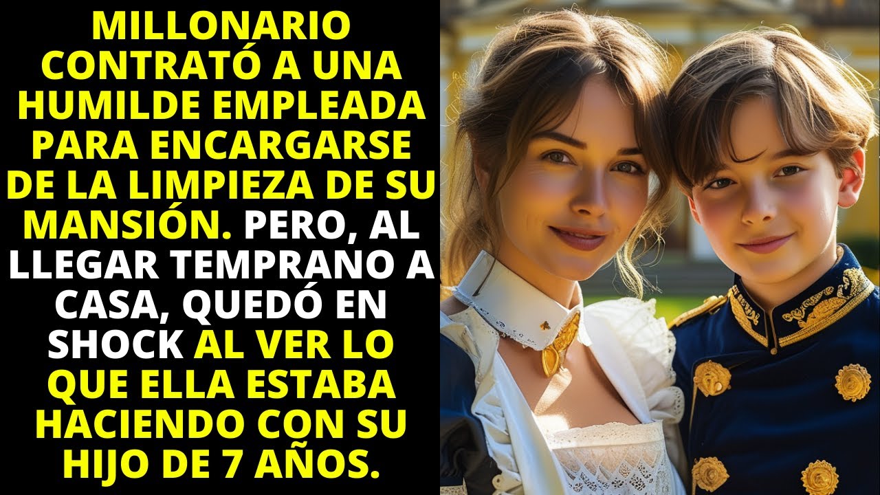 UN MILLONARIO QUEDÓ EN SHOCK AL DESCUBRIR LO QUE SU NUEVA EMPLEADA HIZO CON SU HIJO DE 7 AÑOS...
