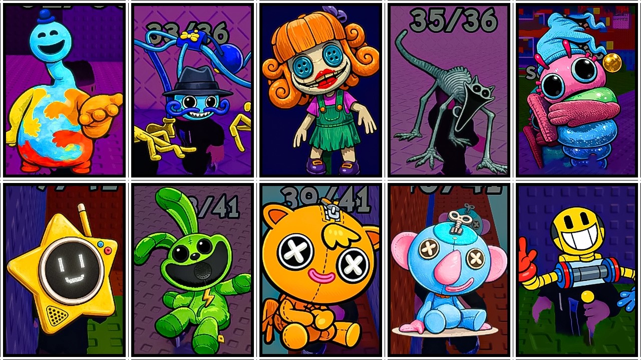 How To Get All 10  New Poppy Playtime in Find the Poppy Playtime [ New Update 41]  Roblox