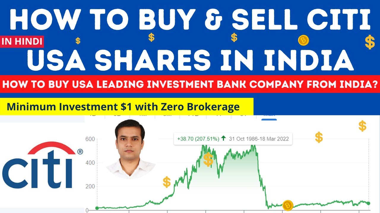 How to Buy and Sell CITI Group Stocks from India | How to Buy and Sell CITI Group Shares