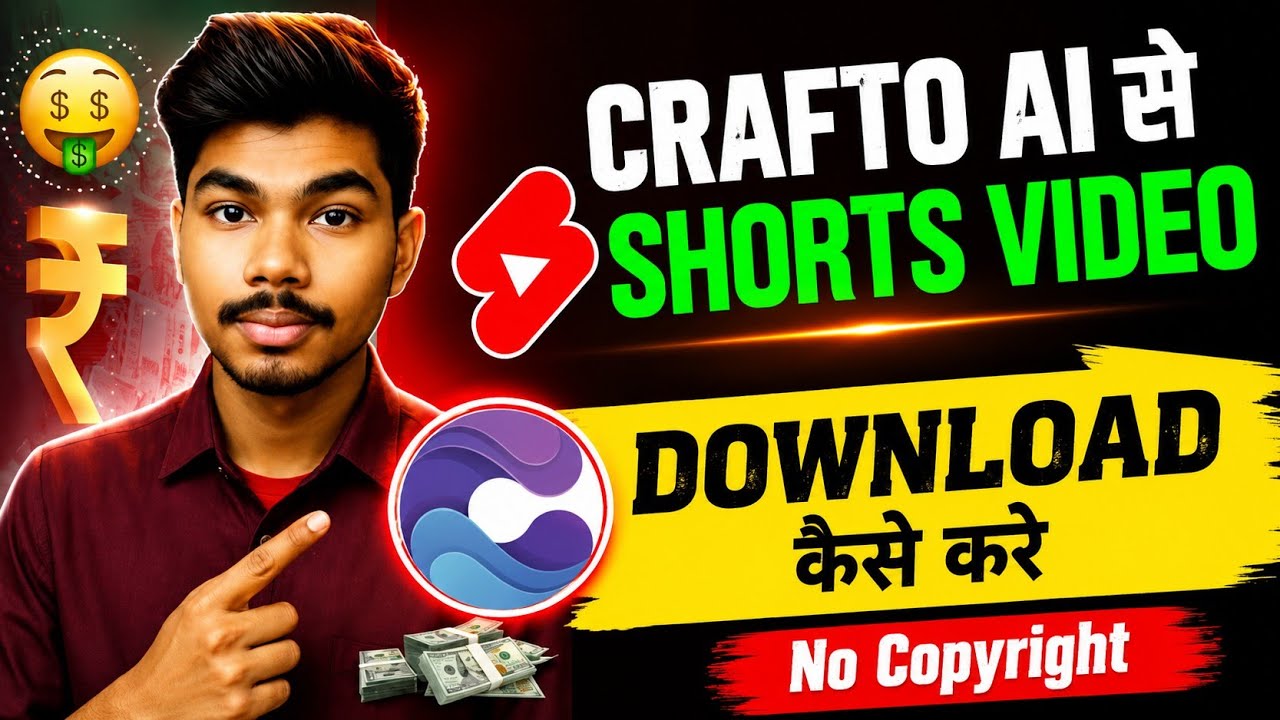 Free me Crafto app se video download कैैसे करे | Crafto app free kaise use kare | Crafto app