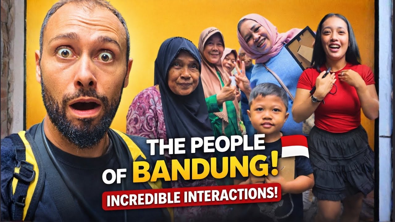 Bandung bukan tentang tempatnya… tapi tentang orang-orangnya 🇮🇩 (interaksi nyata)