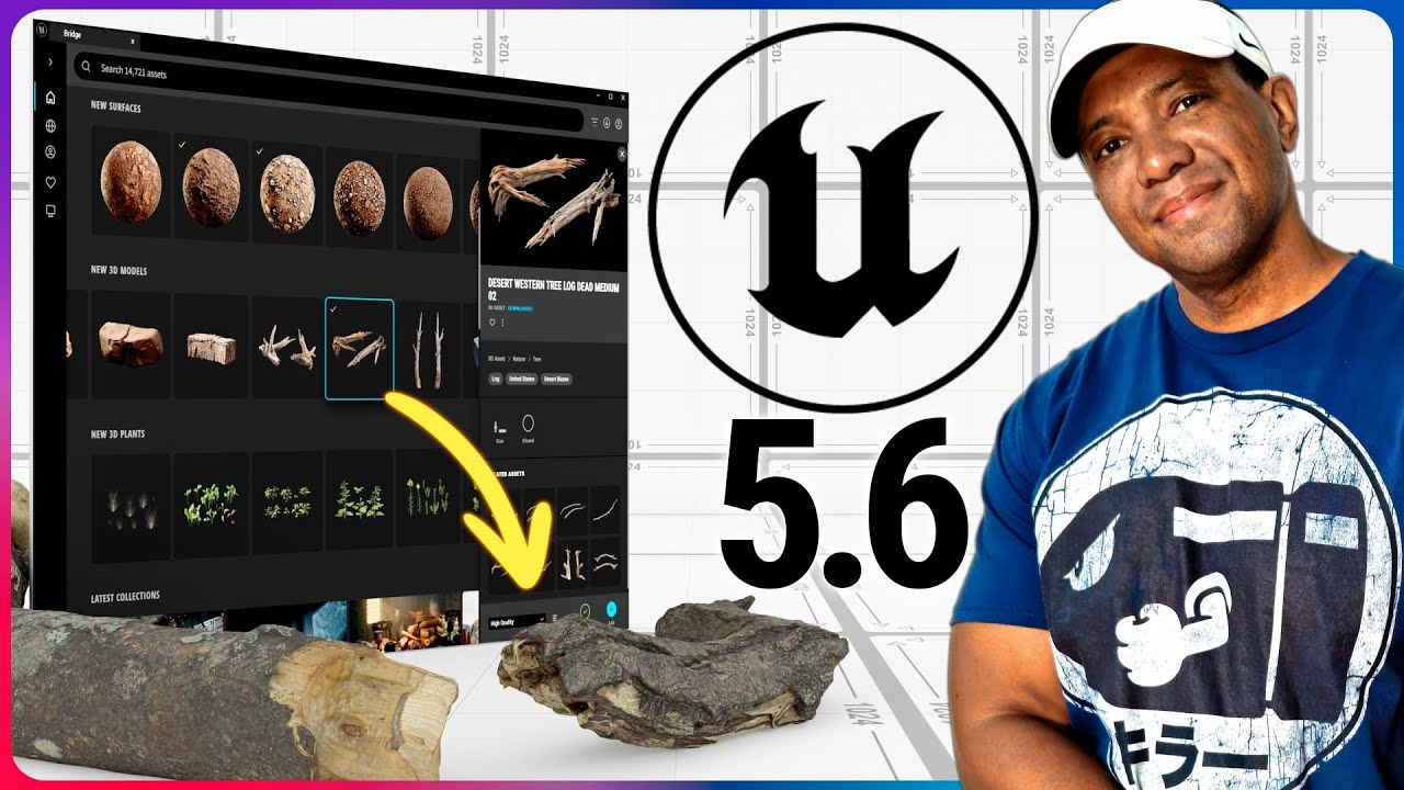 Quixel Bridge is BACK and Better than EVER in Unreal Engine 5.6!