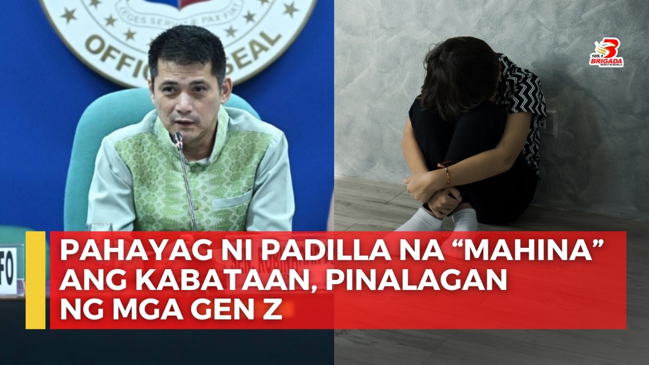 Pahayag ni Sen. Padilla na “mahina” ang kabataan, pinalagan ng mga Gen Z | via INNO FLORES