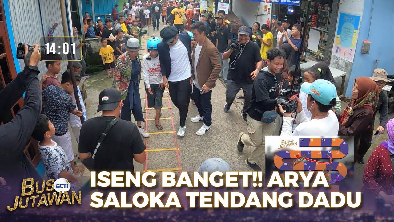 ISENG BANGET!! Arya Saloka Tendang Dadu Team Asri Welas | BUS JUTAWAN | EPS 77 (2/4)