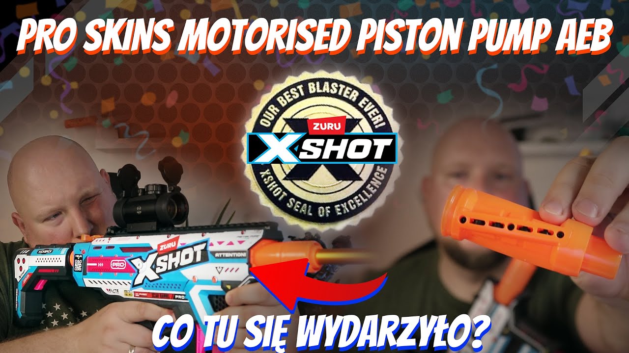 Najlepszy nerf do kupienia w Polsce? Rewolucja? Czy to zmieni nasze hobby?! X-Shot Pro AEB