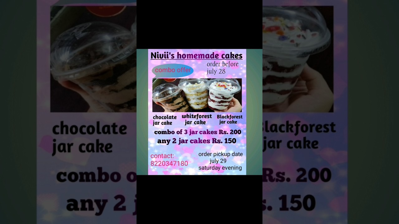 🥳Homemade cake offer|Tresleches cake|jar cake #shortsfeed #shorts  #cakeoffer #tresleches #jarcake