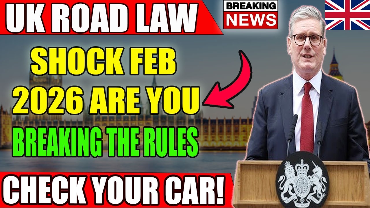 UK Road Law Alert!  New Changes Starting February 2026  Check Your Car Before Driving