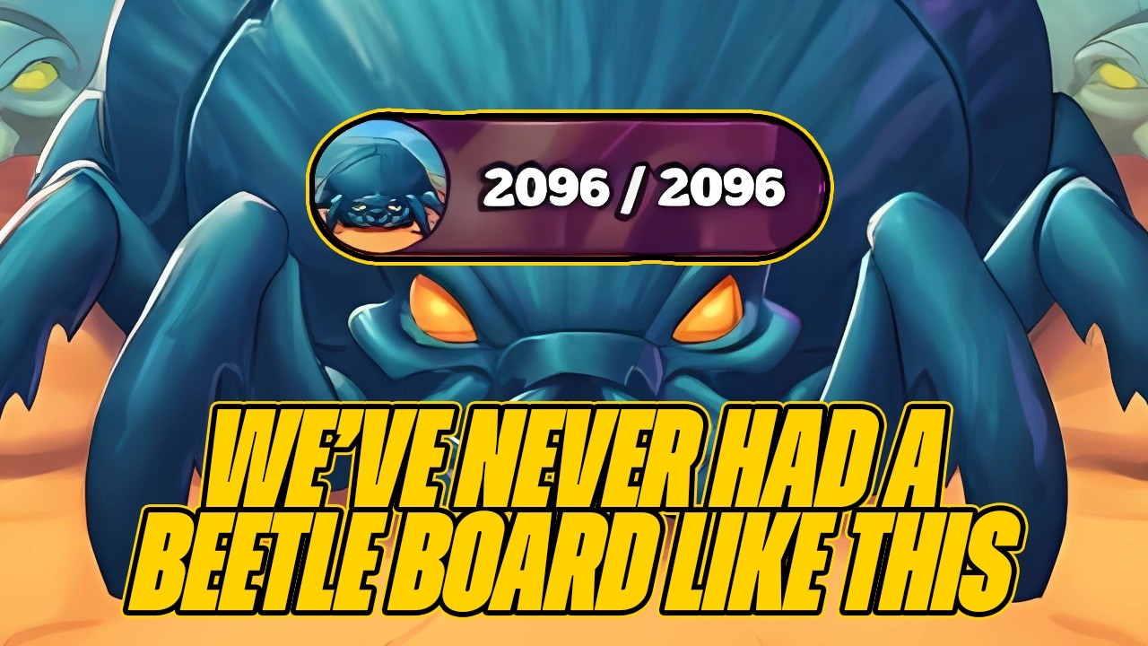 We Tripled Our Previous Biggest Ever Beetle Board  | Dogdog Hearthstone Battlegrounds
