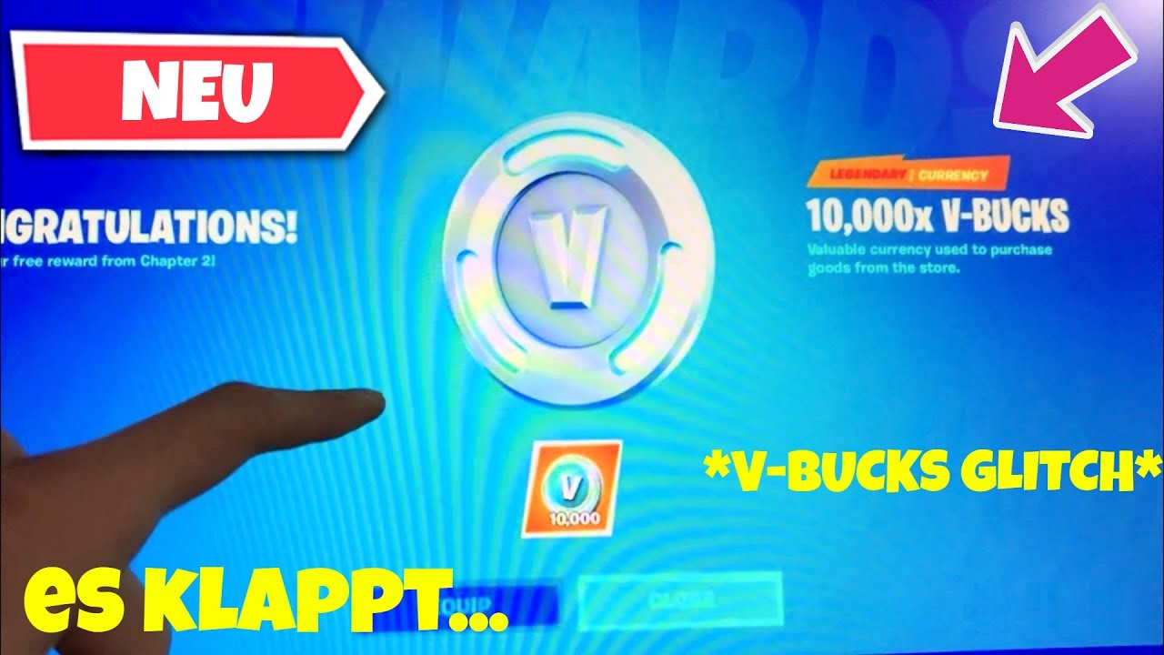 GRATIS V-BUCKS BEKOMMEN GLITCH! 😱 Ich teste V-BUCKS GLITCH in Fortnite Chapter 4