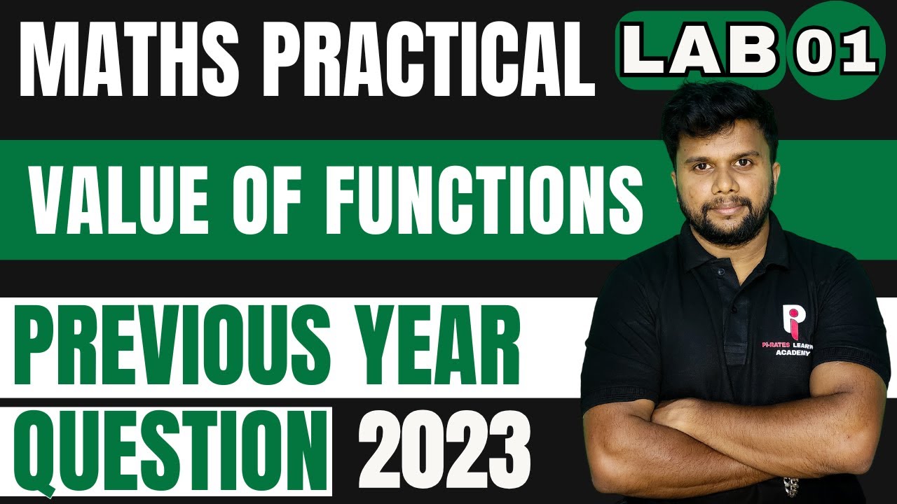 PLUS TWO | MATHS PRACTICAL EXAMINATION 2026 | LAB 1 - Value of Functions| PYQ 2023 |