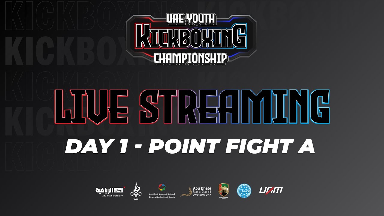 UAE YOUTH KICKBOXING CHAMPIONSHIP DAY 1 - POINT FIGHT A
