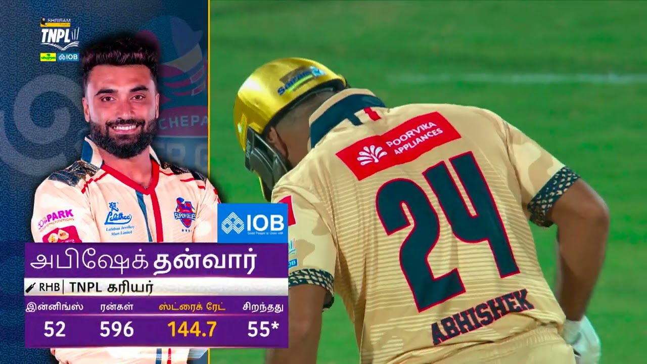 Match 21 Highlights: Chepauk Super Gillies vs Trichy Grand Cholas