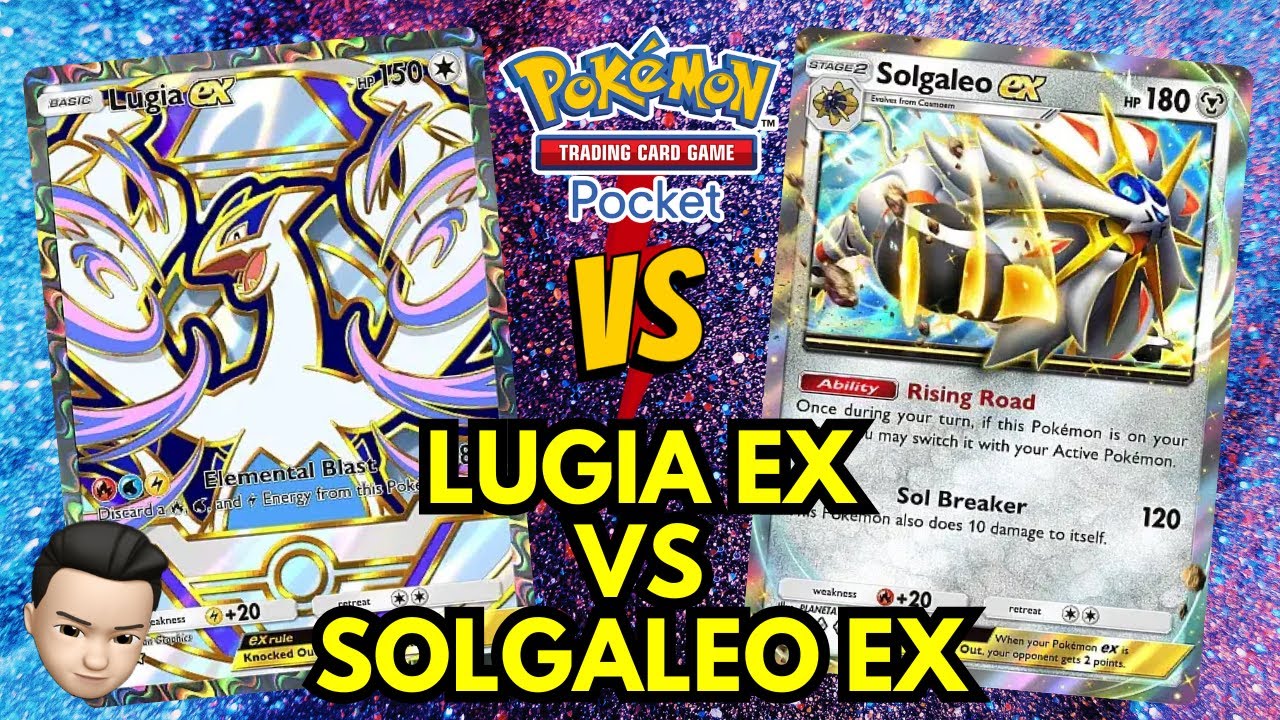 ⚔️ Pokemon TCG Pocket - Lugia EX VS Solgaleo EX #pokemon #pokemontcgpocket #pokemontcg