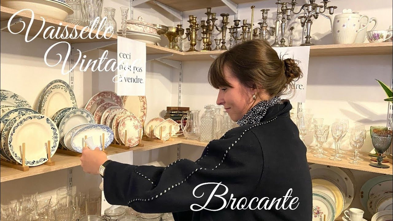やっぱりすごく安かった！ブロカント激安販売セール🌟Brocante 🌟蚤の市でこの価格では買えません💦 テーブルコーディネートVaisselle Vintage/Yoshiki in Paris