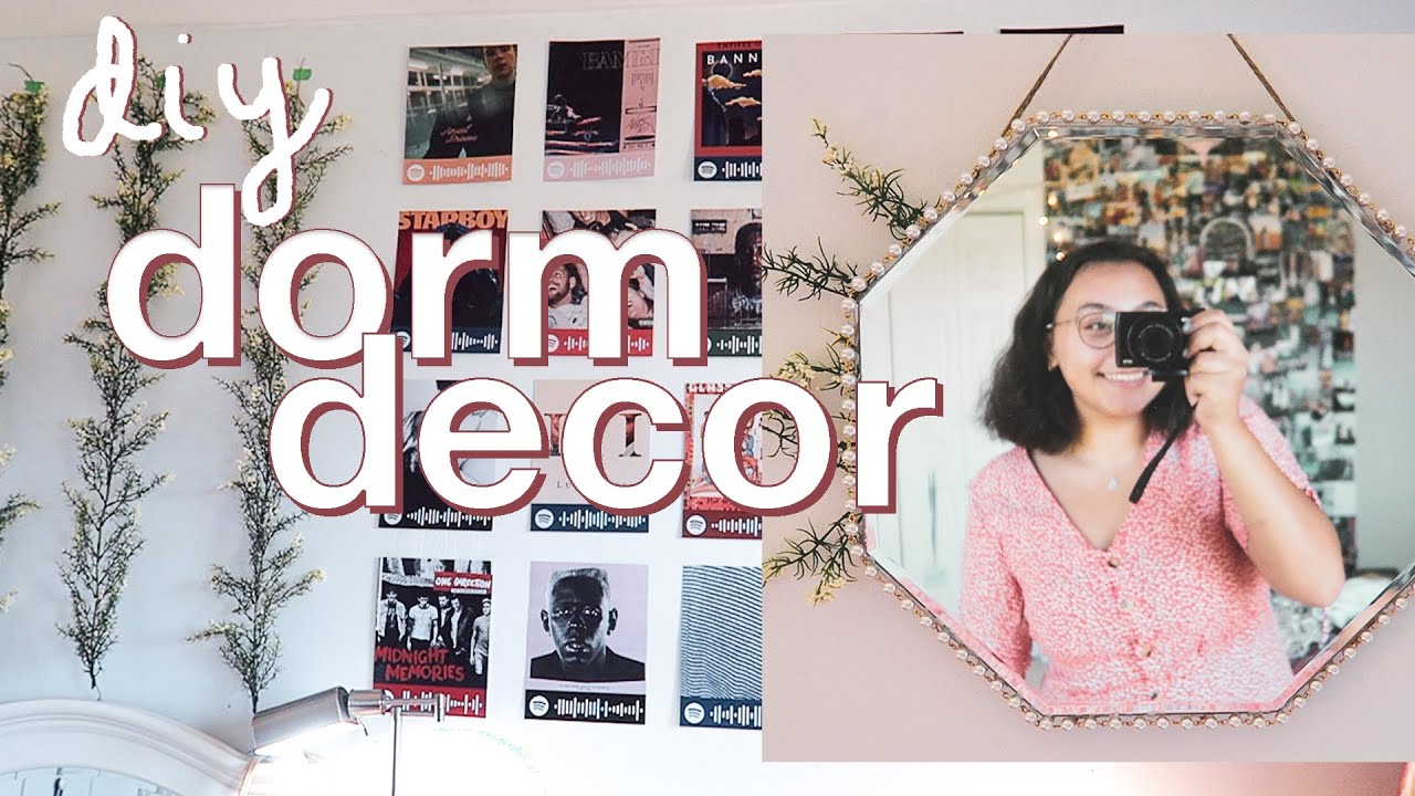 easy and aesthetic ways to decorate your dorm room!! // inexpensive diy dorm room decor