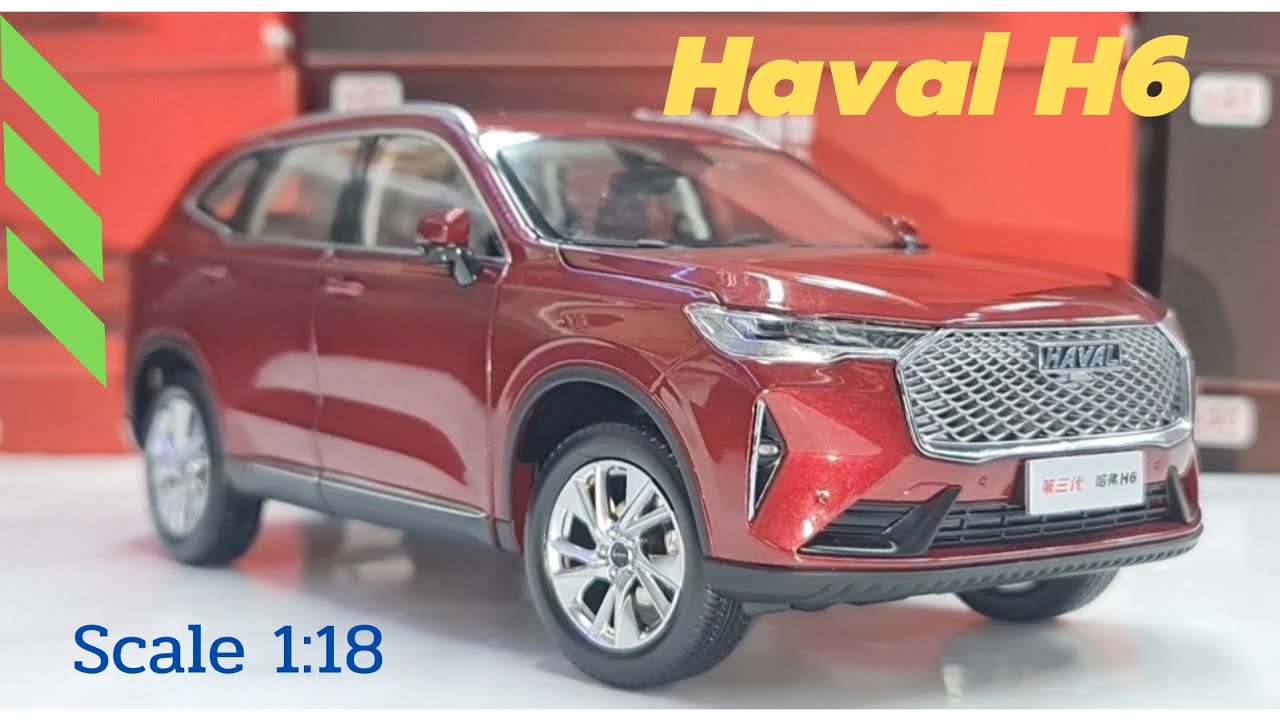 Realistic Haval H6 2021 scale 1:18 Diecast  model
