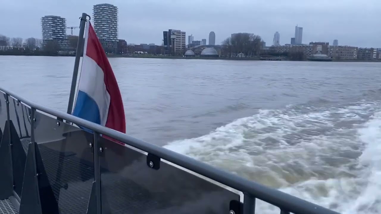 Rotterdam Waterbus -Erasmusbrug to Dordrecht Merkewade 28th Feb 2024