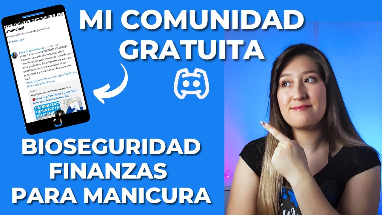 Aprende sobre ☣️BIOSEGURIDAD y 💲FINANZAS para manicura pedicura uñas💅en mi Comunidad VIP