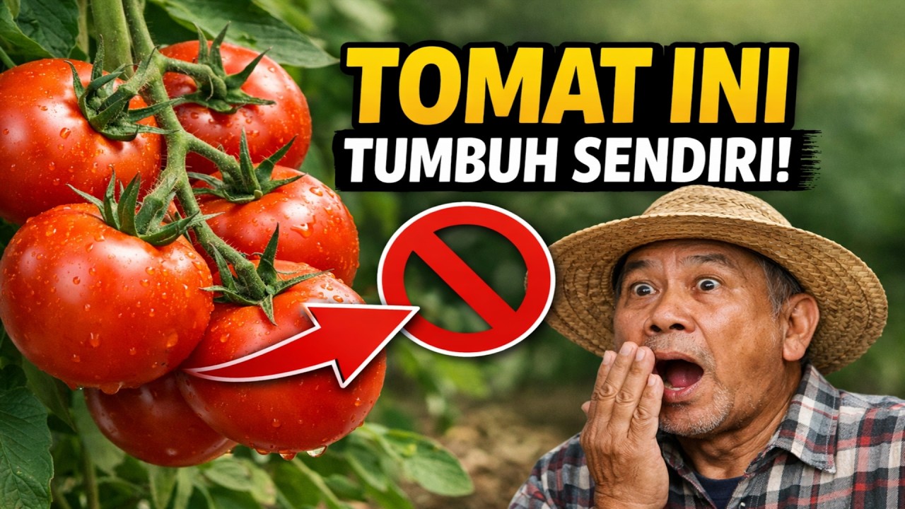 TOMAT ANTI REPOT! 🤫 7 Jenis yang Bisa Tumbuh Sendiri: Sekali Tanam, Tinggal Panen!