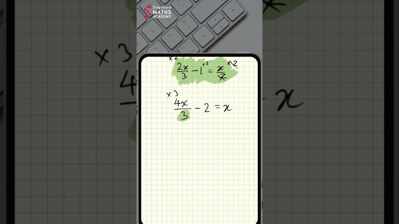 Solving Equations With Fractions (Part 1/4)