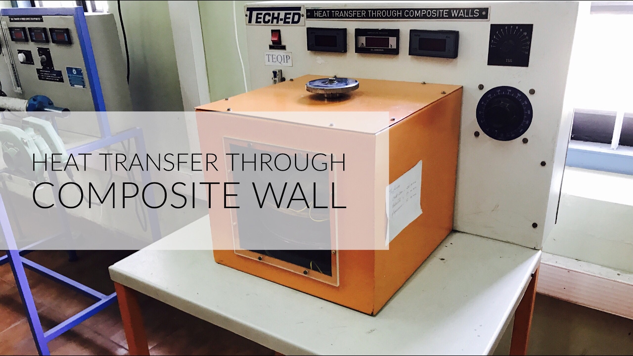 Heat transfer through composite wall lab experiment : Thermal engineering lab experiments