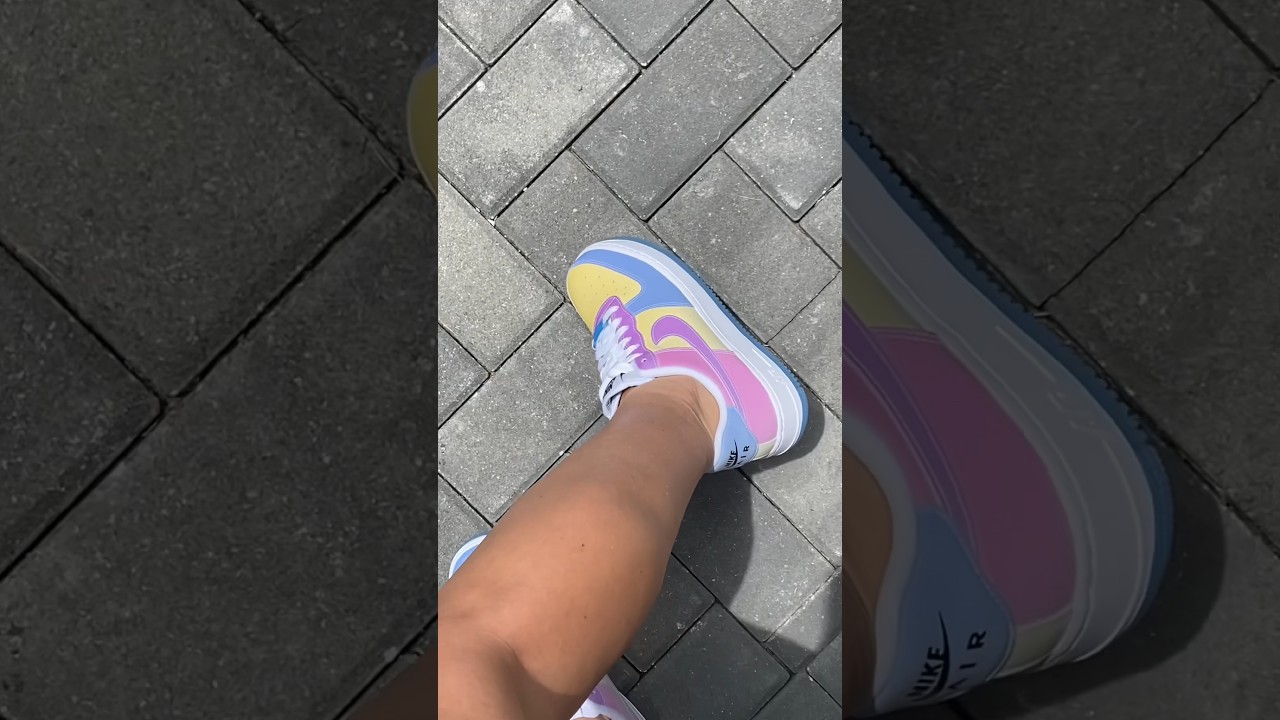 My husband surprised me with color changing sneakers!! Don&rsquo;t blink or you&rsquo;ll miss it!