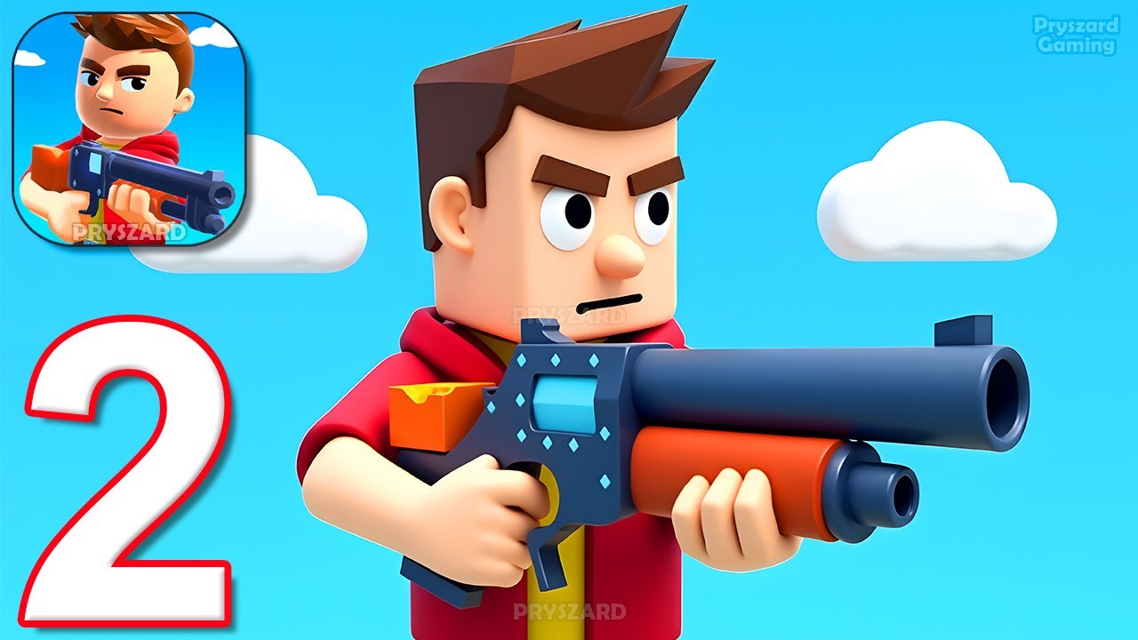 Battle Guys : Royale - Gameplay Walkthrough Part 2 - Solo Win (iOS, Android)