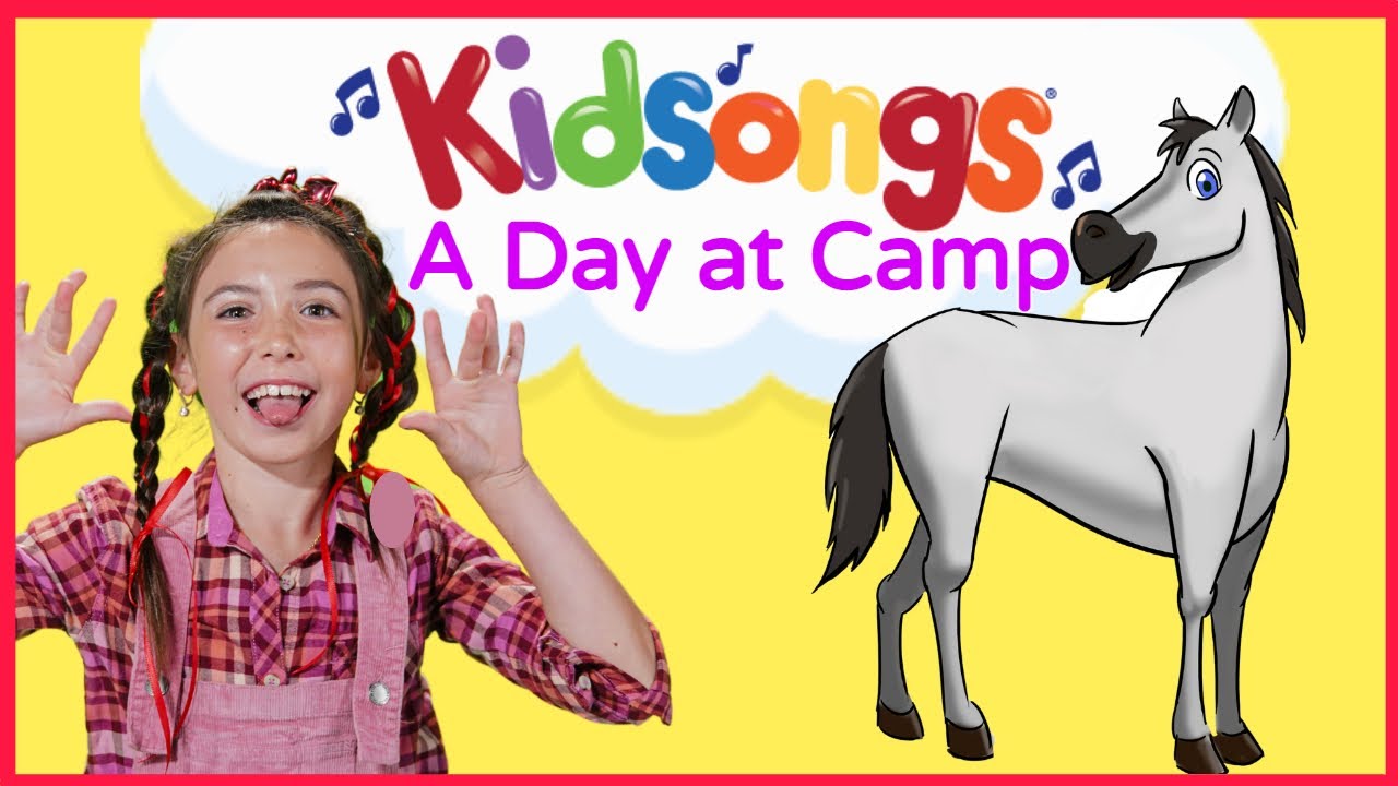 A Day At Camp by Kidsongs | Camp Songs for Kids | Hokey Pokey Dance | Camp fire Songs  | PBS Kids