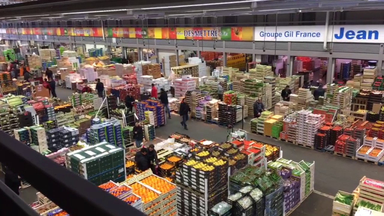 Visite du marché de Rungis - Partie 2: le secteur des fruits et légumes