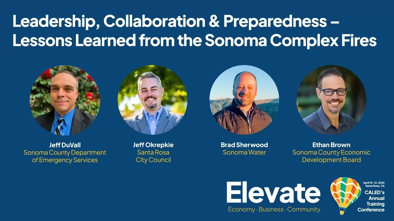 Leadership, Collaboration, and Preparedness: Lessons Learned From The Sonoma Complex Fires