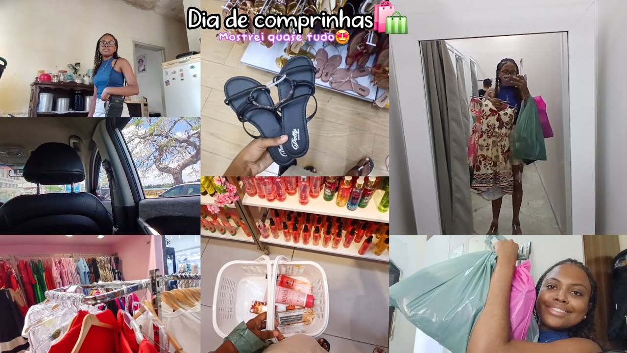 Dia de comprinhas🛍: fui no centro,comprei minha roupa de natal,makes novas,sapato..