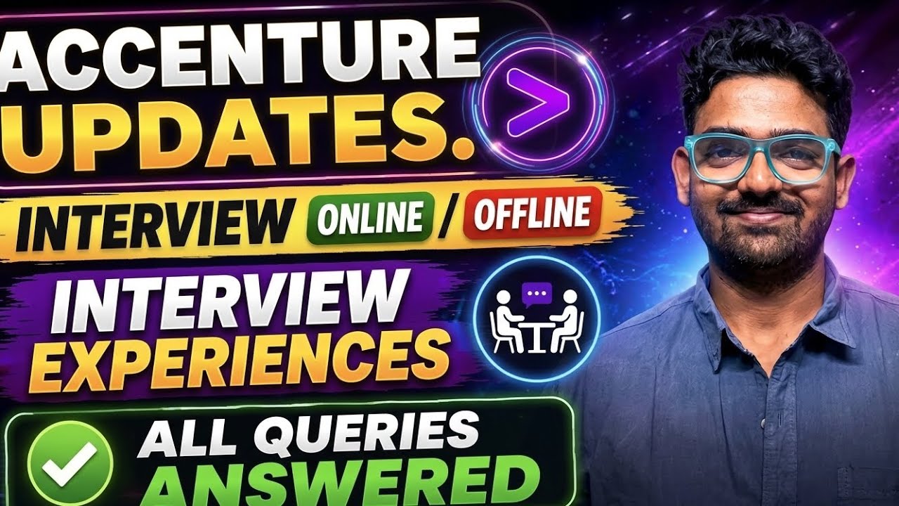Accenture Hiring Update 2026 ✅| InterviewOnline/Offline | All Queries Answered🚀