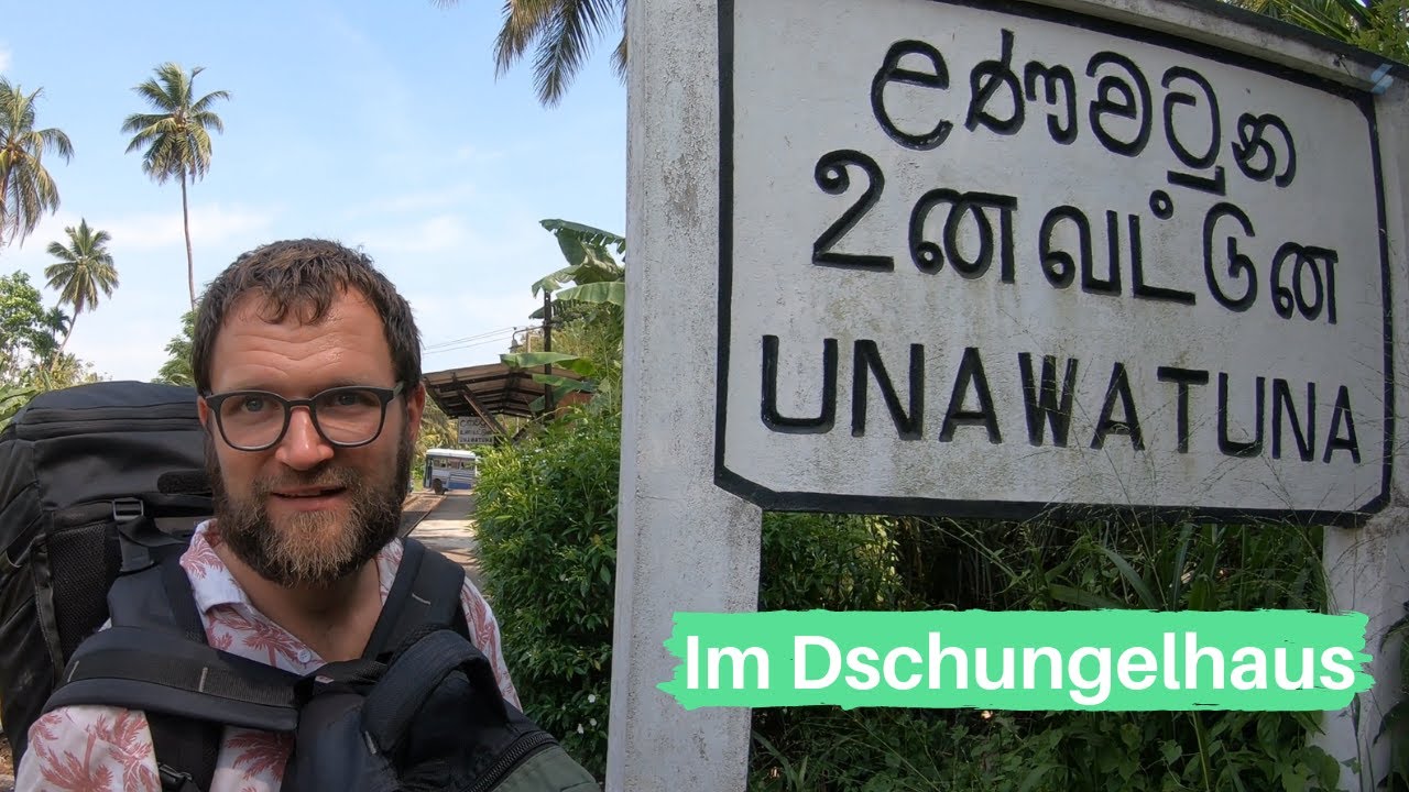 #35 Tierische Begegnungen im Junglehouse in Unawatuna - Weltreise Vlog